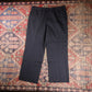 Lauren Ralph Lauren W38 L29 Straight Leg Black Cotton Blend Trousers