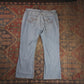 Lee W38 L28 Flared Blue Denim Jeans