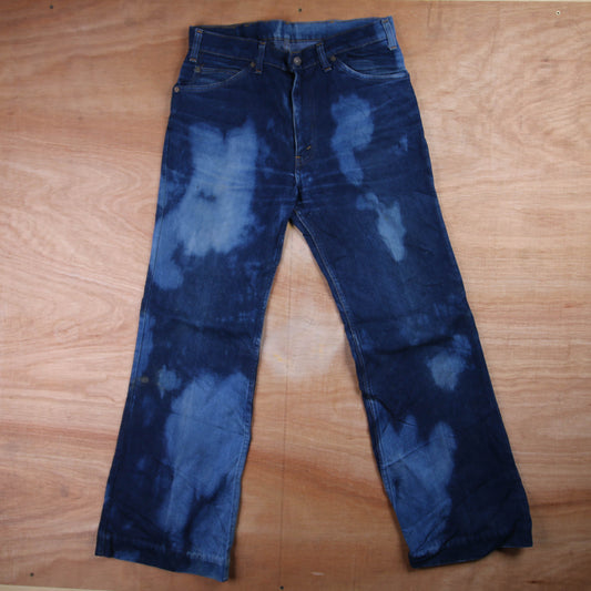 Levi's 521 Orange Tab W32 L30 Straight Leg Blue Denim Jeans