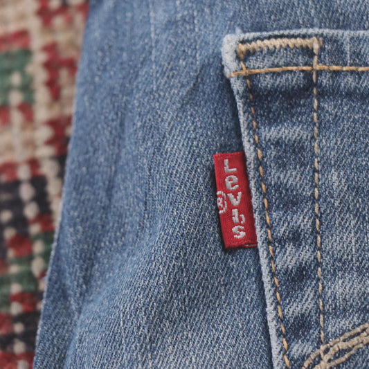 Levi's Red Tab W32 L30 Slim Skinny Leg Blue Denim Jeans