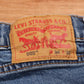 Levi's 505 Red Tab W34 L29 Straight Leg Regular Fit Blue Denim Jeans