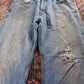 Levi's 505 Red Tab W36 L28 Straight Leg Regular Fit Classic Ripped Style Blue De