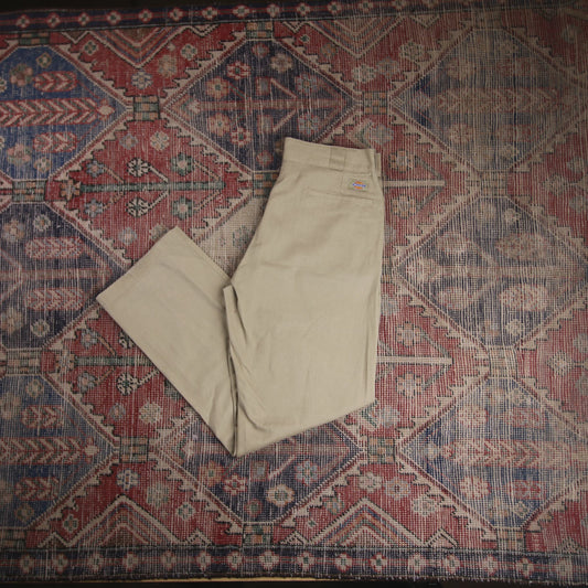 Dickies 874 W32 L30 Straight Leg Blue Cotton Blend Trousers