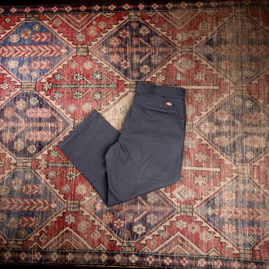 Dickies 874 W34 L25 Original Fit Grey Cotton Blend Trousers
