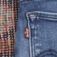 Levi's 512 W28 L26 Tapered Leg Slim Fit Blue Denim Jeans