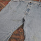 Wrangler W40 L30 Straight Leg Relaxed Fit Blue Denim Jeans
