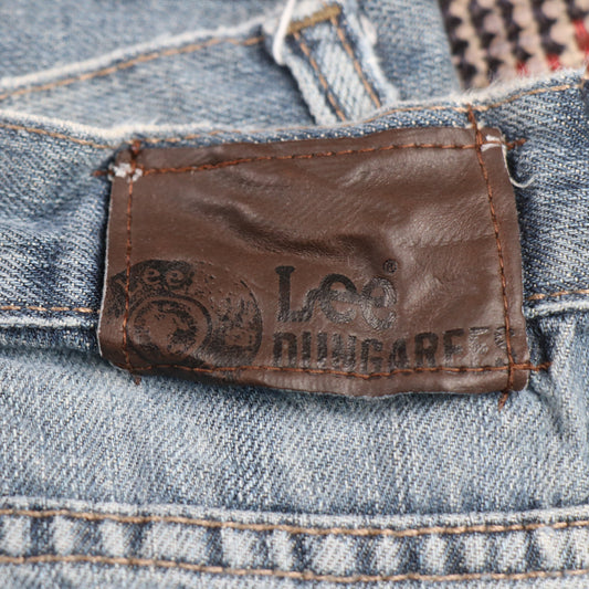 Lee W36 L30 Straight Leg Relaxed Fit Blue Denim Jeans