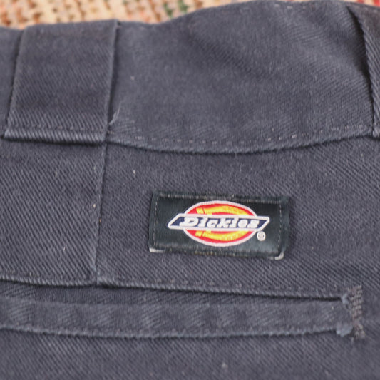 Dickies W30 L30 Straight Leg Blue Cotton Blend Trousers