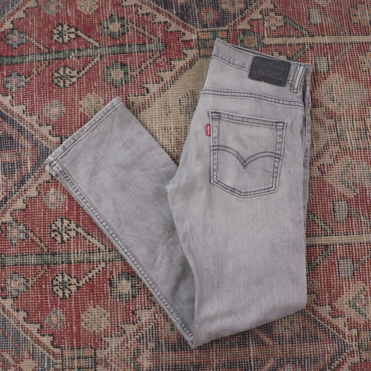 Levi's 511 W28 L27 Slim Fit Grey Denim Jeans