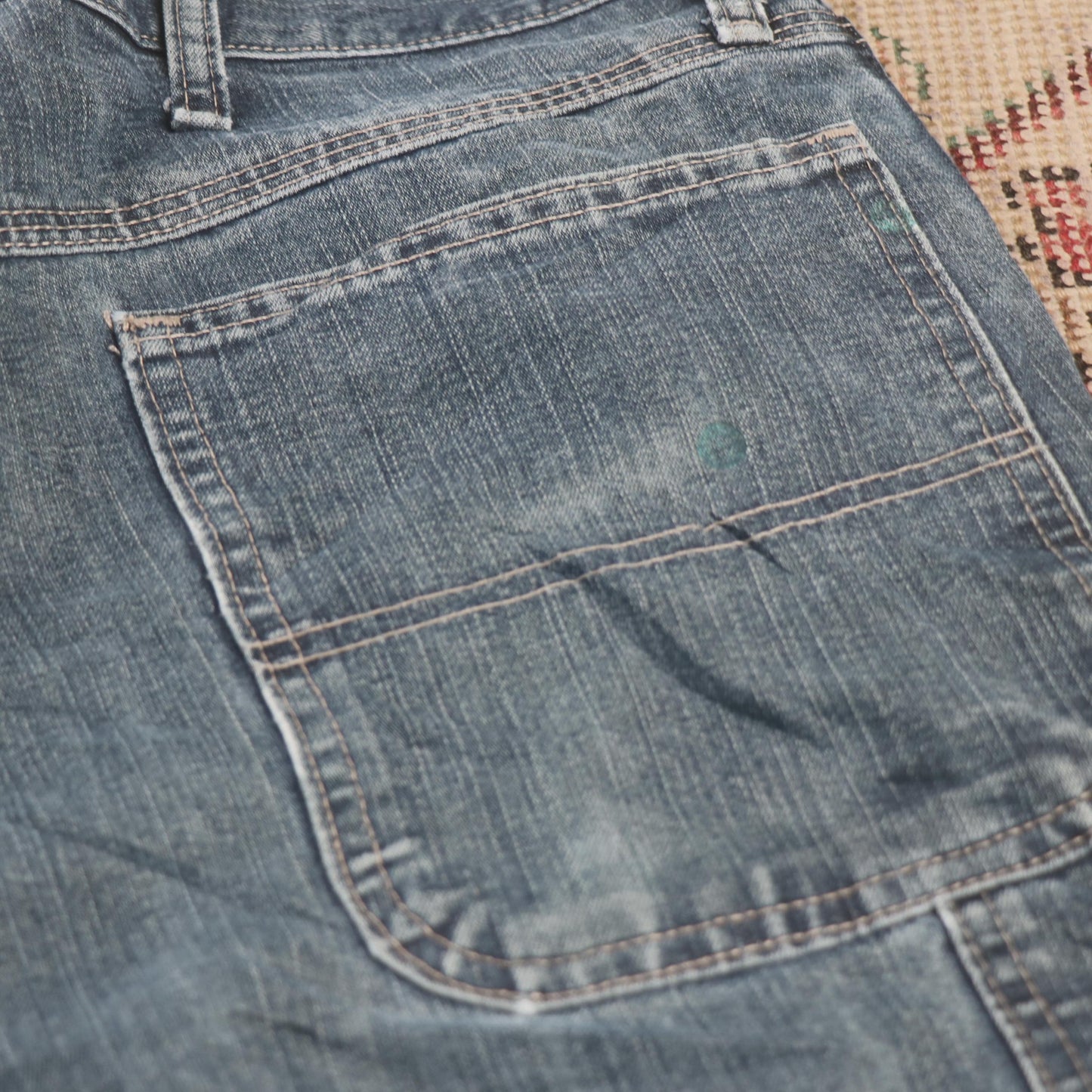 Wrangler W38 L31 Carpenter Blue Denim Jeans