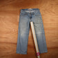 Levi's 550 Red Tab W30 L25 Tapered Leg Relaxed Fit Blue Denim Jeans
