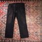 Wrangler W36 L29 Straight Leg Relaxed Fit Black Denim Jeans
