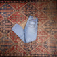 Wrangler W30 L29 Straight Leg Relaxed Fit Classic Ripped Style Blue Denim Jeans