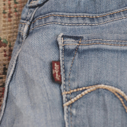 Levi's W28 L28 Skinny Blue Denim Jeans