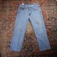 Levi's 516 W34 L25 Straight Leg Blue Denim Jeans