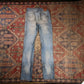Levi's 712 W26 L31 Straight Leg Blue Denim Jeans