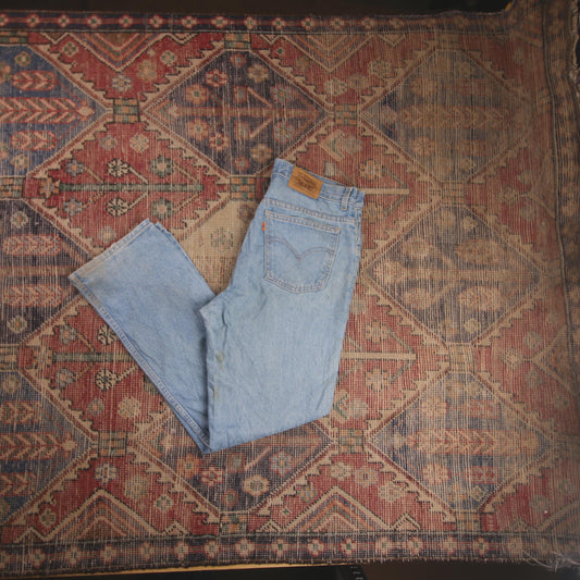 Levi's Orange Tab W32 L30 Straight Leg Blue Denim Jeans