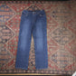 Lee W30 L27 Straight Leg Blue Denim Jeans