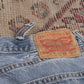 Levi's 505 W38 L30 Straight Leg Regular Fit Blue Denim Jeans