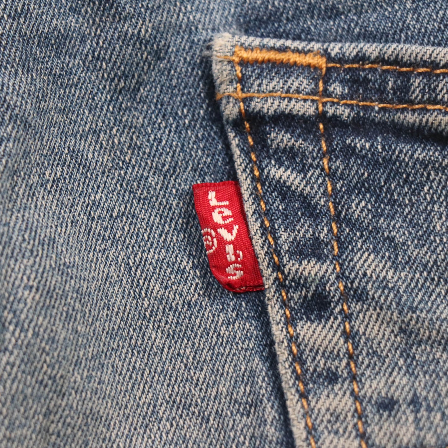Levi's 505 Red Tab W30 L28 Straight Leg Regular Fit Blue Denim Jeans