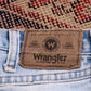 Wrangler W34 L30 Straight Leg Relaxed Fit Blue Denim Jeans