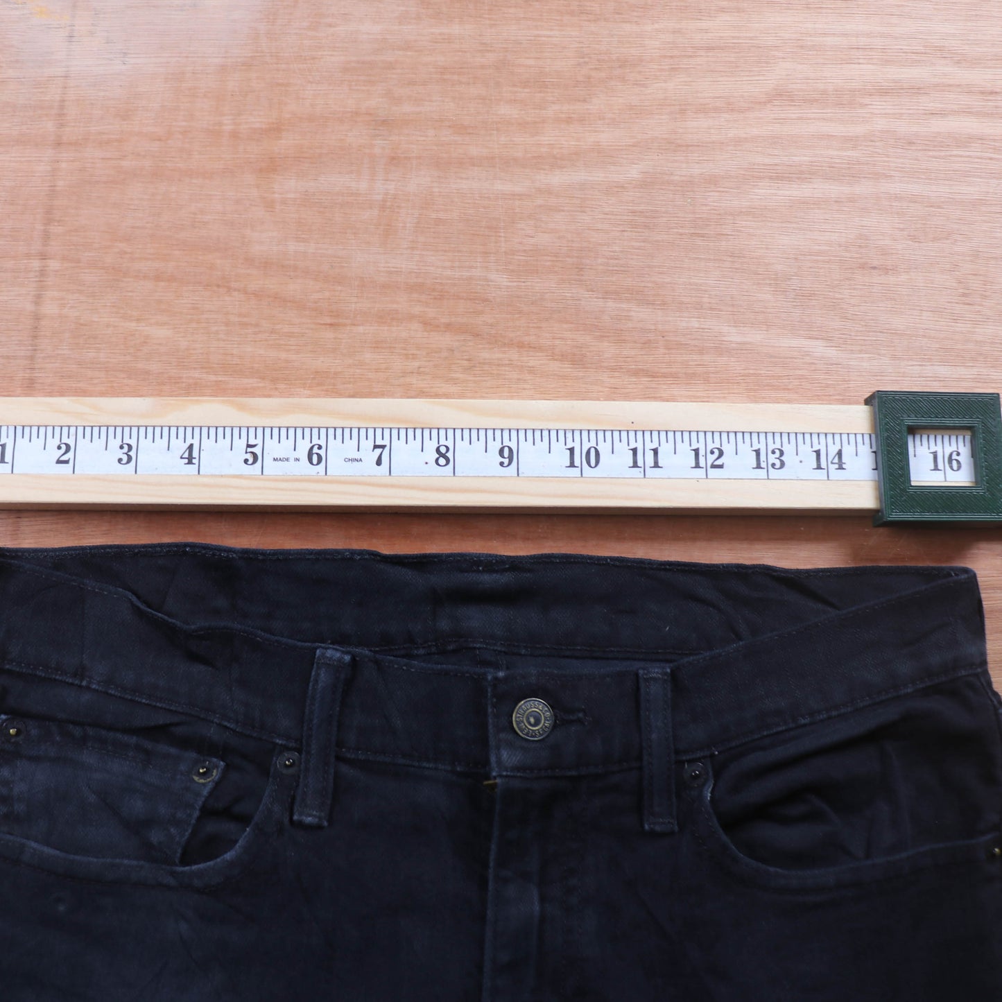 Levi's 511 Red Tab W32 L26 Slim Fit Black Denim Jeans