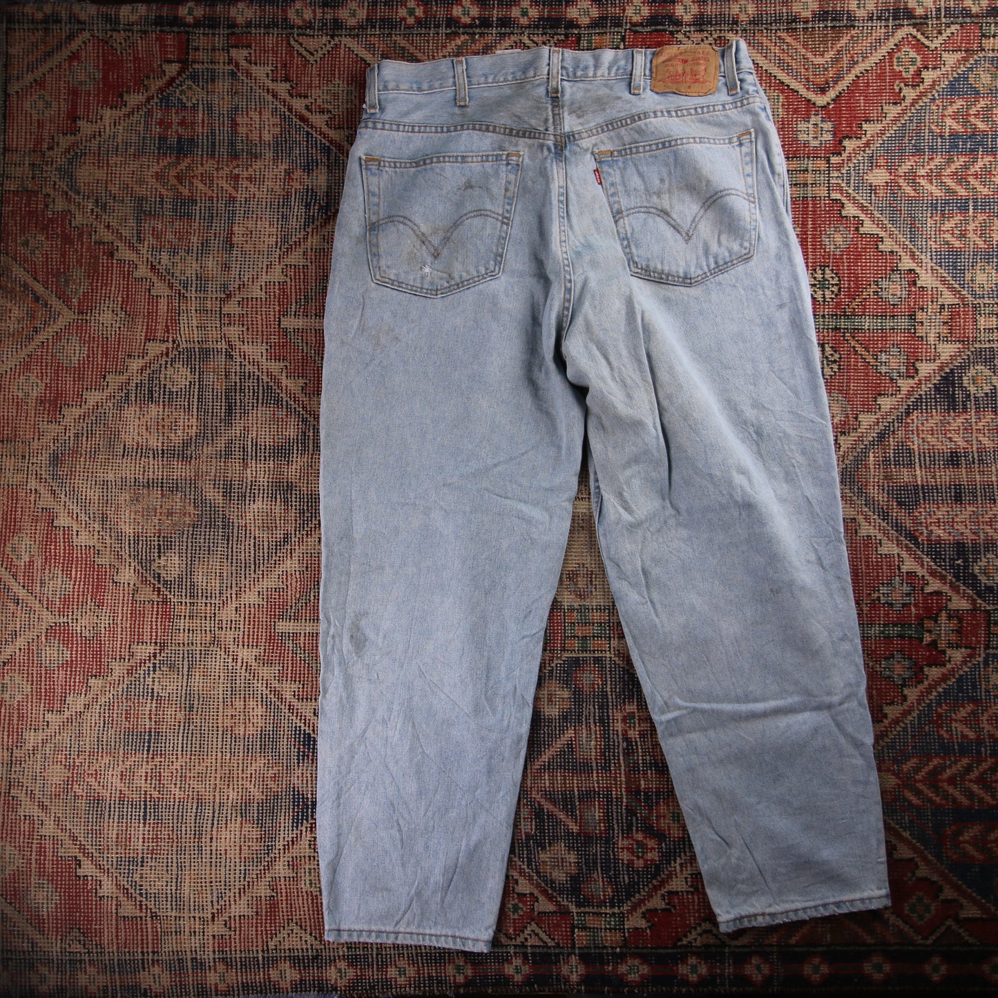 Levi's 501 Orange Tab W36 L28 Original Fit Blue Denim Jeans