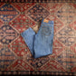 Levi's 550 Orange Tab W30 L32 Tapered Leg Relaxed Fit Blue Denim Jeans