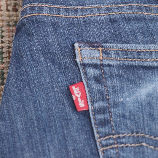 Levi's W34 L31 Slim Fit Blue Denim Jeans