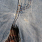 Levi's 506 W36 L33 Straight Leg Classic Ripped Style Blue Denim Jeans