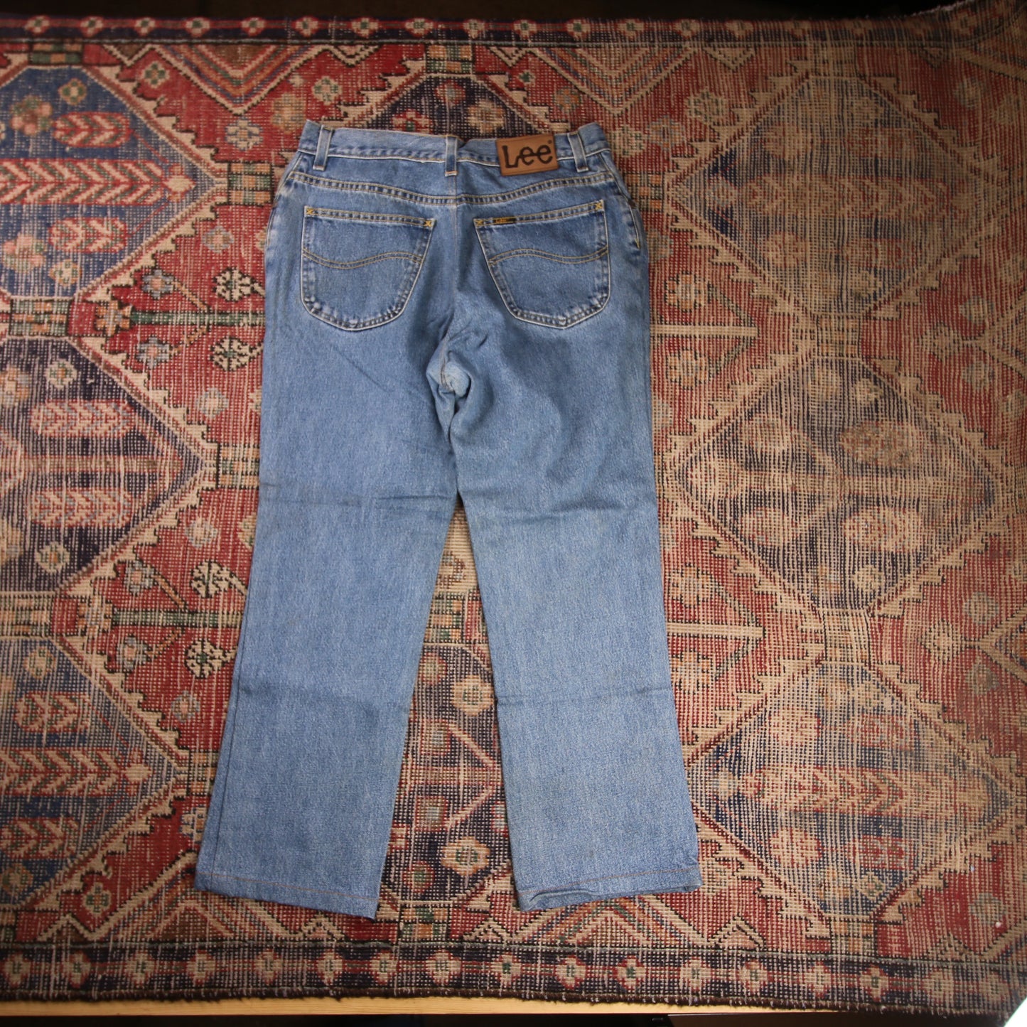 Lee W30 L26 Relaxed Fit Blue Denim Jeans