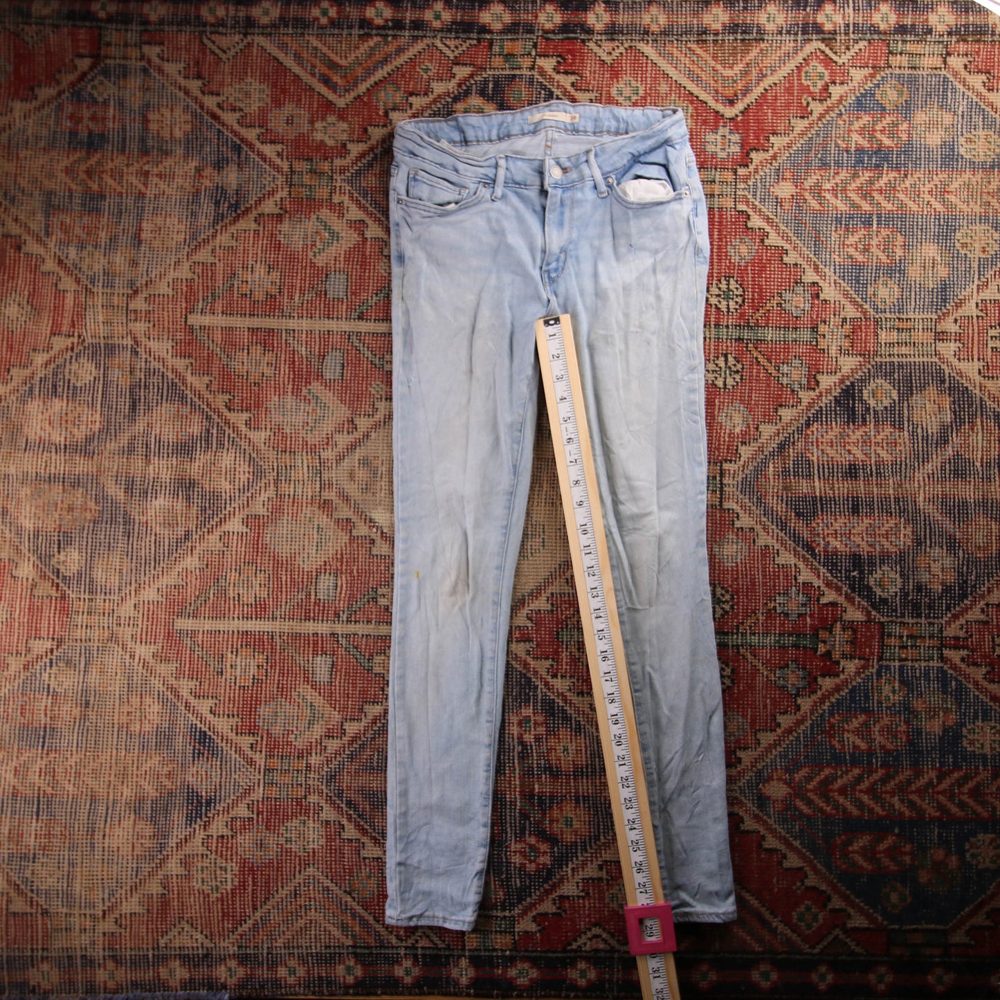Levi's 560 Red Tab W28 L29 Comfort Fit Blue Denim Jeans