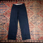 Dickies W28 L31 Straight Leg Blue Cotton Blend Trousers
