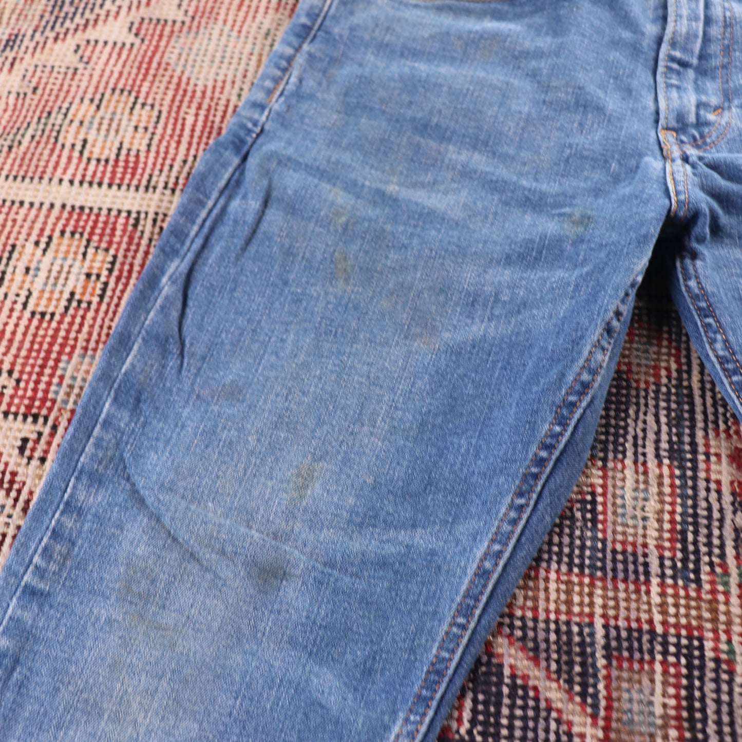 Levi's 512 Red Tab W28 L27 Tapered Leg Slim Fit Blue Denim Jeans