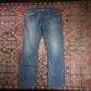 Levi's 514 W38 L32 Straight Leg Blue Denim Jeans