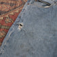 Lee W38 L28 Straight Leg Regular Fit Blue Denim Jeans