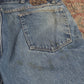 Wrangler W36 L28 Straight Leg Relaxed Fit Blue Denim Jeans
