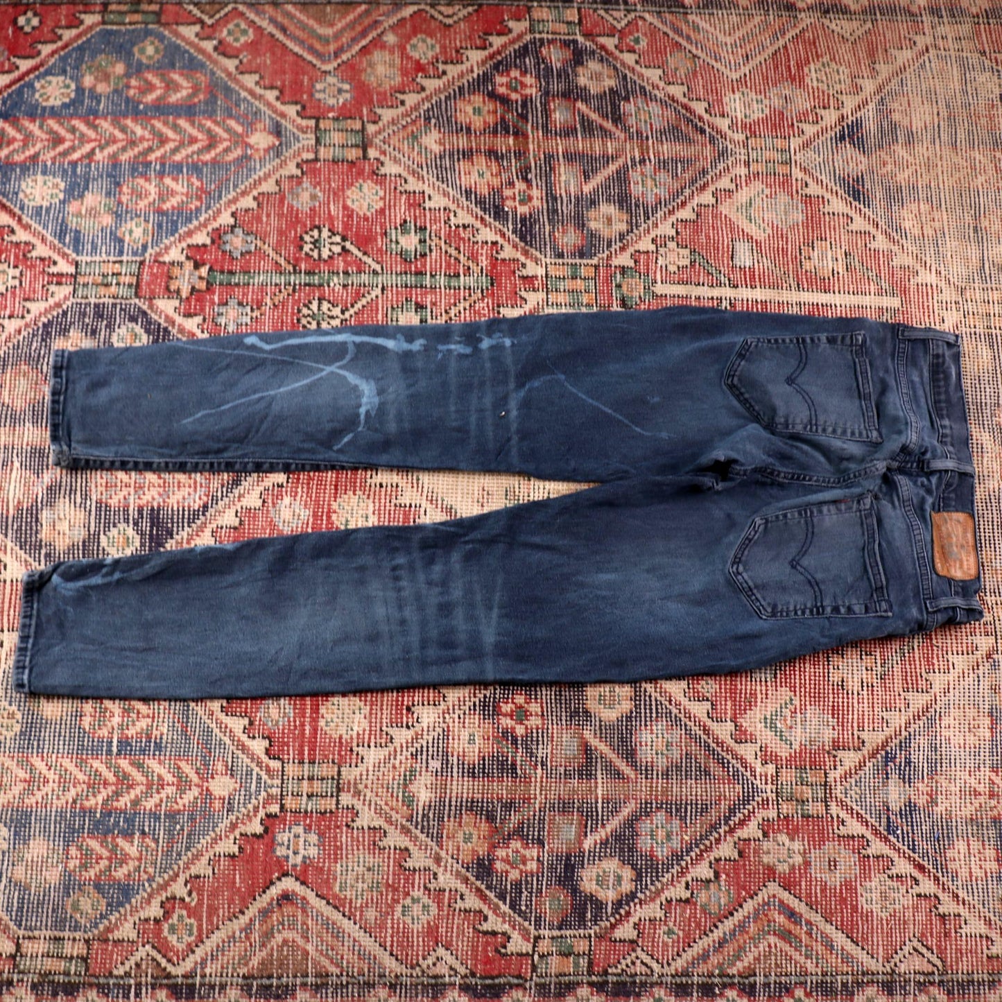 Levi's W24 L30 Tapered Leg Blue Denim Jeans