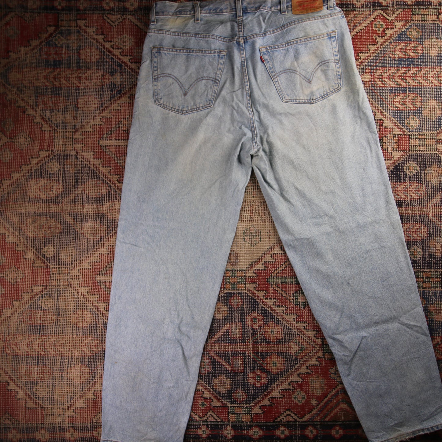 Levi's 560 Red Tab W38 L33 Comfort Fit Blue Denim Jeans