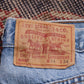Levi's 505 W32 L33 Straight Leg Regular Fit Blue Denim Jeans