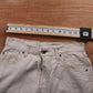 Levi's 505 Red Tab W30 L31 Straight Leg Regular Fit Beige Denim Jeans