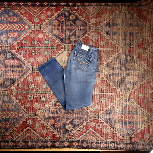Levi's W28 L29 Skinny Blue Denim Jeans