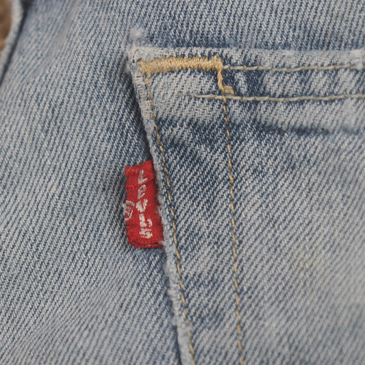 Levi's W30 L29 Classic Ripped Style Blue Denim Jeans