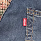Levi's 505 W32 L20 Straight Leg Regular Fit Blue Denim Jeans