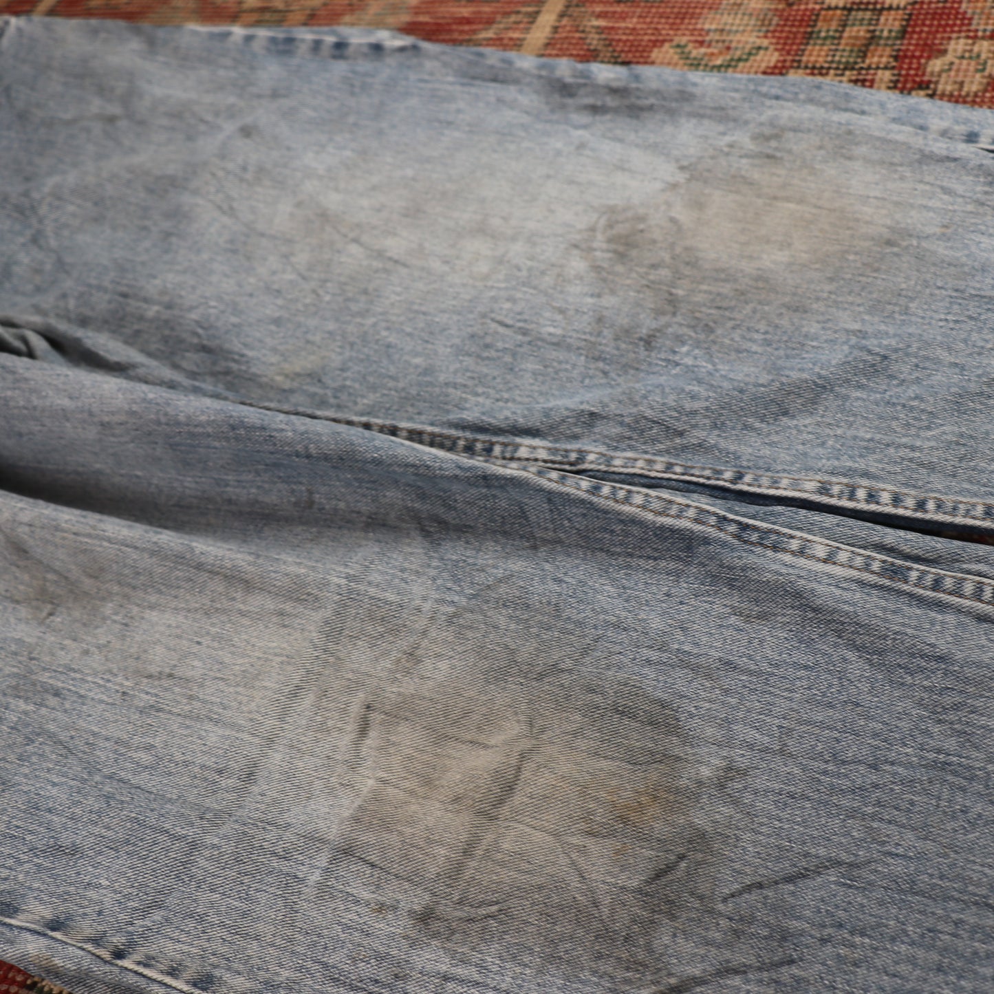 Wrangler W40 L31 Straight Leg Blue Denim Jeans