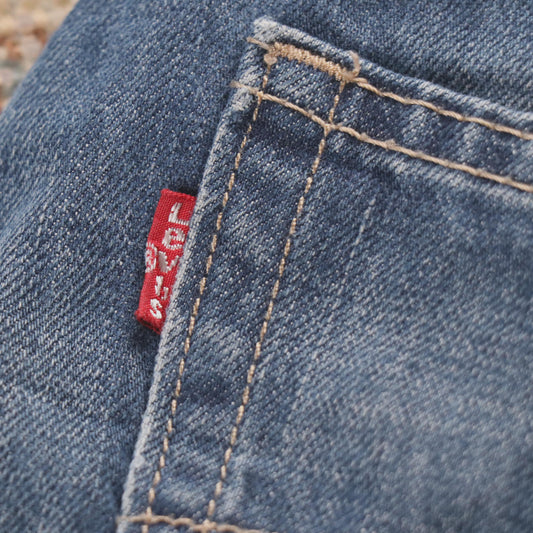 Levi's W32 L28 Straight Leg Blue Denim Jeans