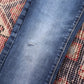 Levi's 520 Orange Tab W30 L28 Tapered Leg Slim Fit Blue Denim Jeans
