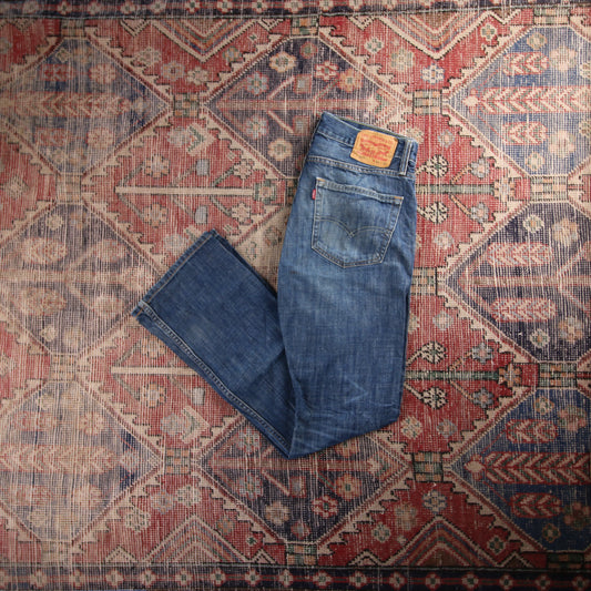 Levi's 527 Red Tab W32 L32 Bootcut Blue ** Denim Jeans