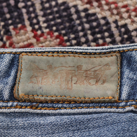 Levi's 557 W30 L27 Bootcut Relaxed Fit Blue Denim Jeans