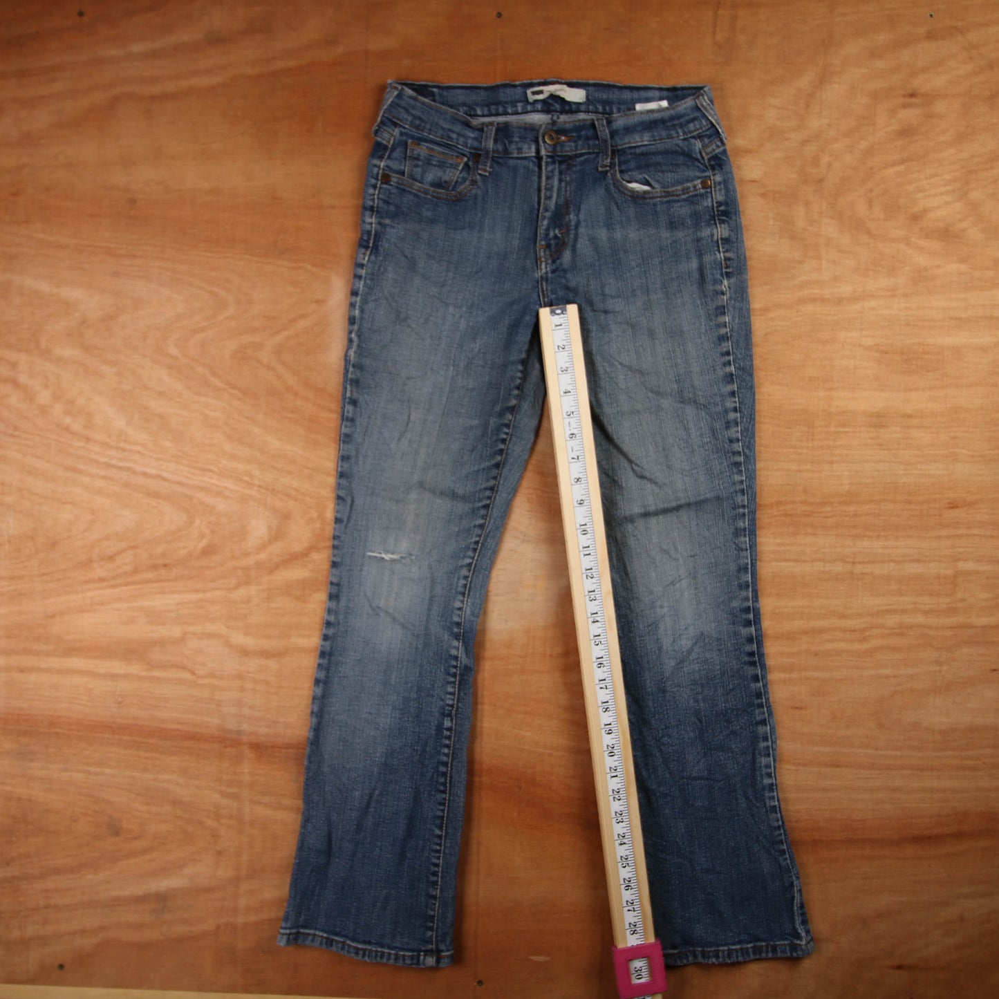 Levi's 55 Red Tab W30 L30 Bootcut Blue Denim Jeans